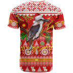 australia-t-shirt-kookaburra-mix-golden-wattle-aboriginal-art-merry-christmas