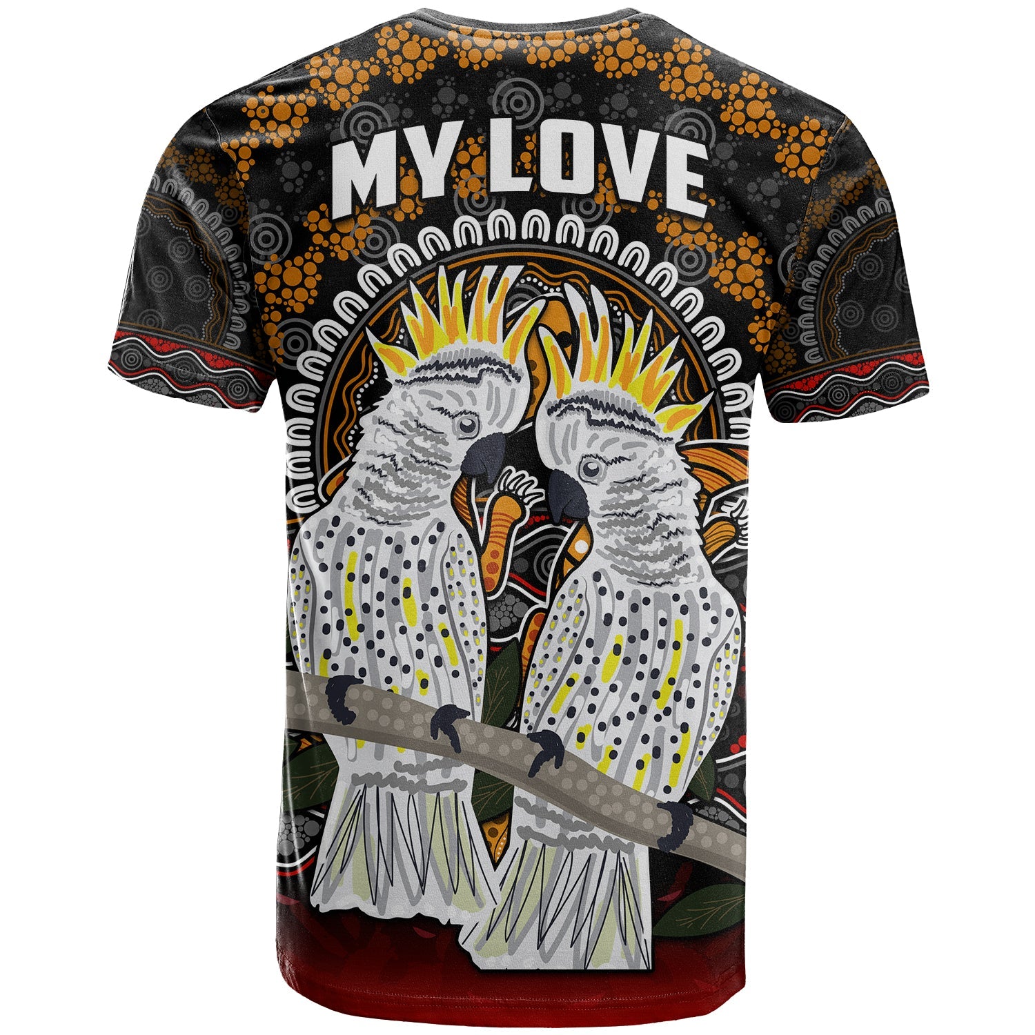 custom-personalised-australia-valentine-t-shirt-aboriginal-couple-cockatoos-my-love