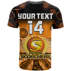 custom-text-and-number-perth-scorchers-t-shirt-gradient-aboriginal-dot-painting