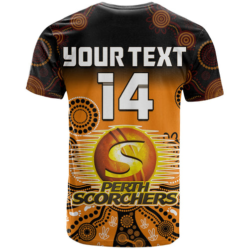 custom-text-and-number-perth-scorchers-t-shirt-gradient-aboriginal-dot-painting