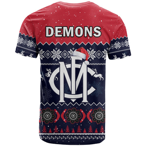 melbourne-football-t-shirt-demons-indigenous-merry-christmas