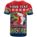 custom-personalised-sydney-roosters-christmas-t-shirt-easts-aboriginal-art-merry-xmas