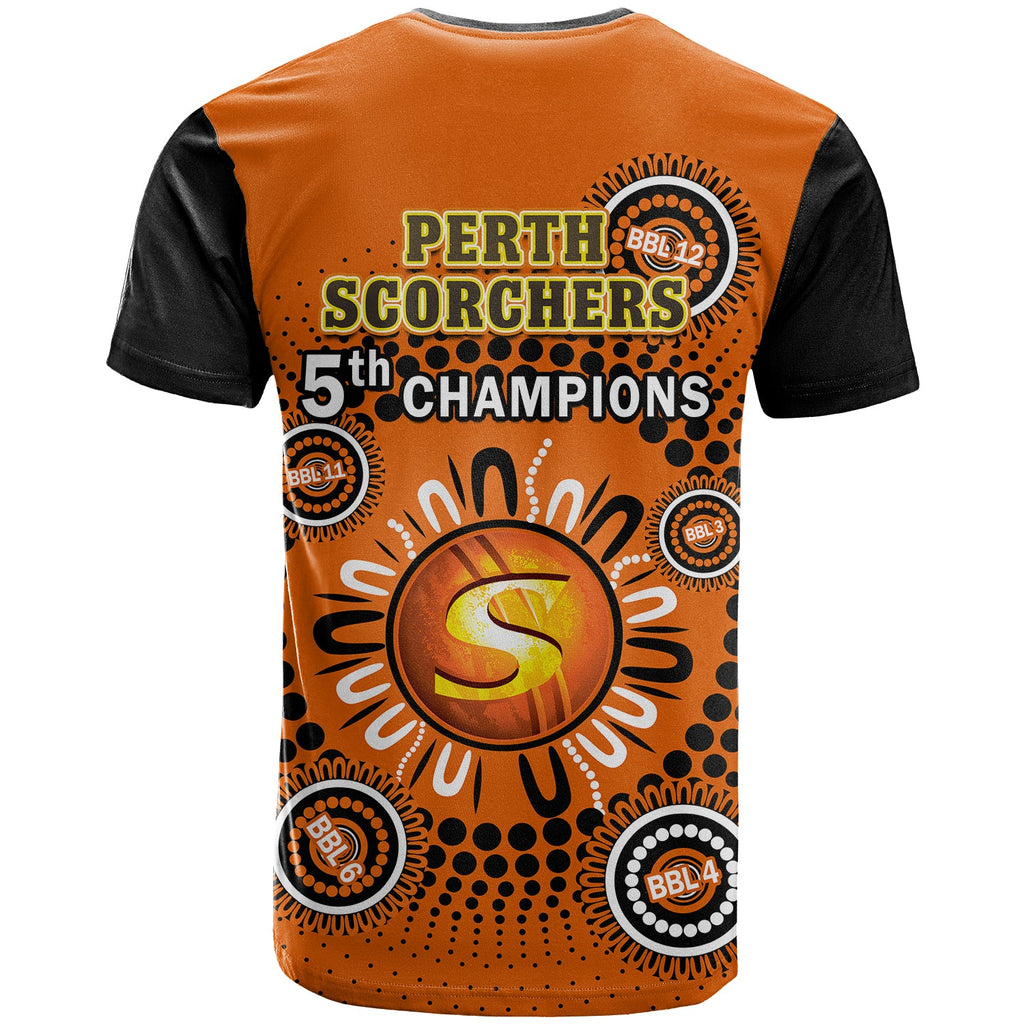 perth-scorchers-cricket-t-shirt-indigenous-5th-champions-bbl-proud