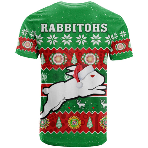 rabbitohs-christmas-t-shirt-souths-aboriginal-art-merry-xmas