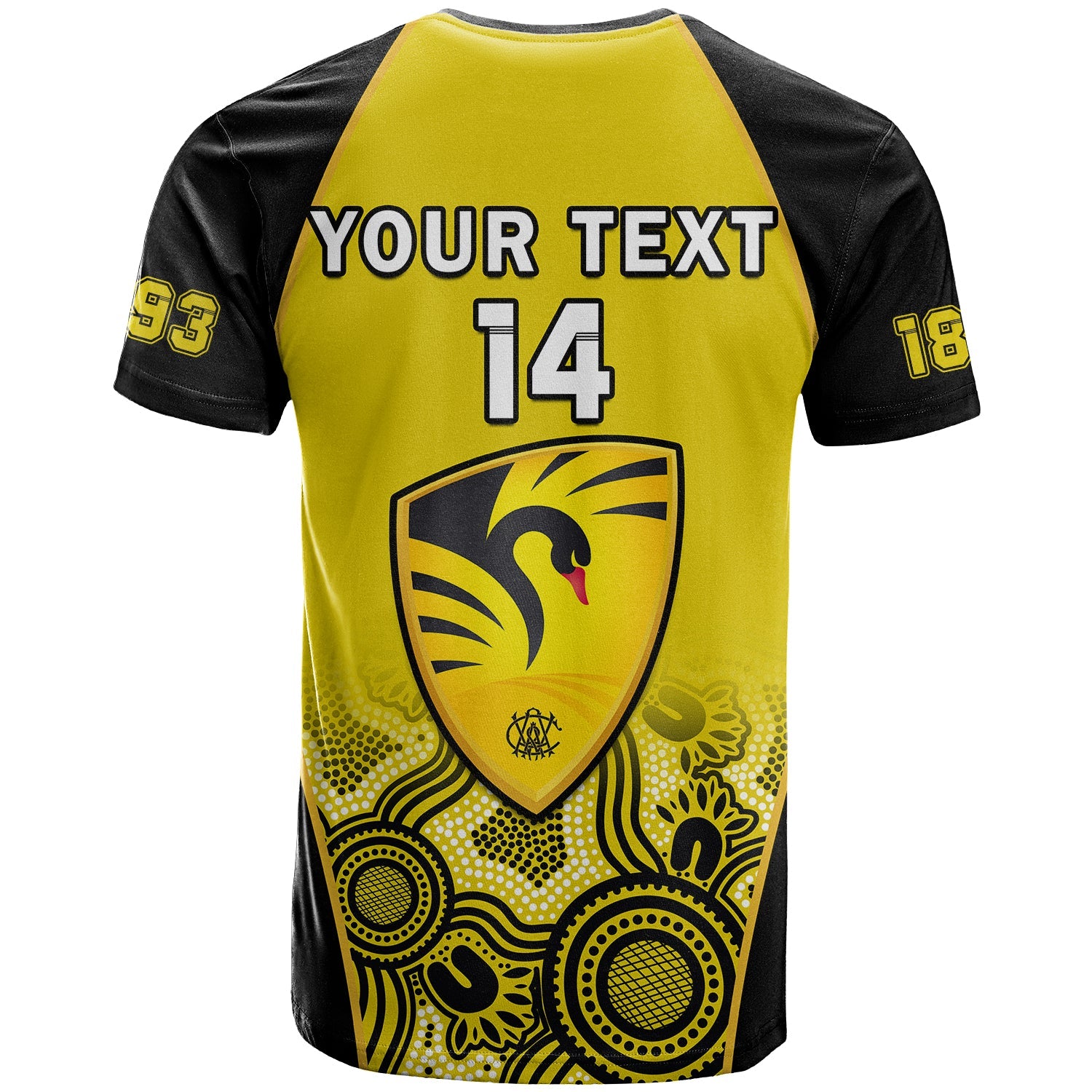 custom-text-and-number-western-australia-cricket-2023-t-shirt-warriors-sheffield-shield-indigenous