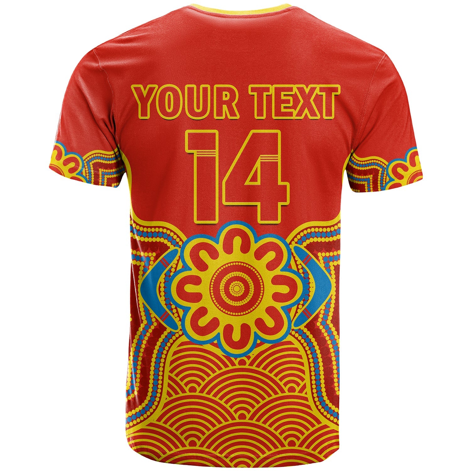 custom-text-and-number-gold-coast-football-t-shirt-suns-indigenous-pattern
