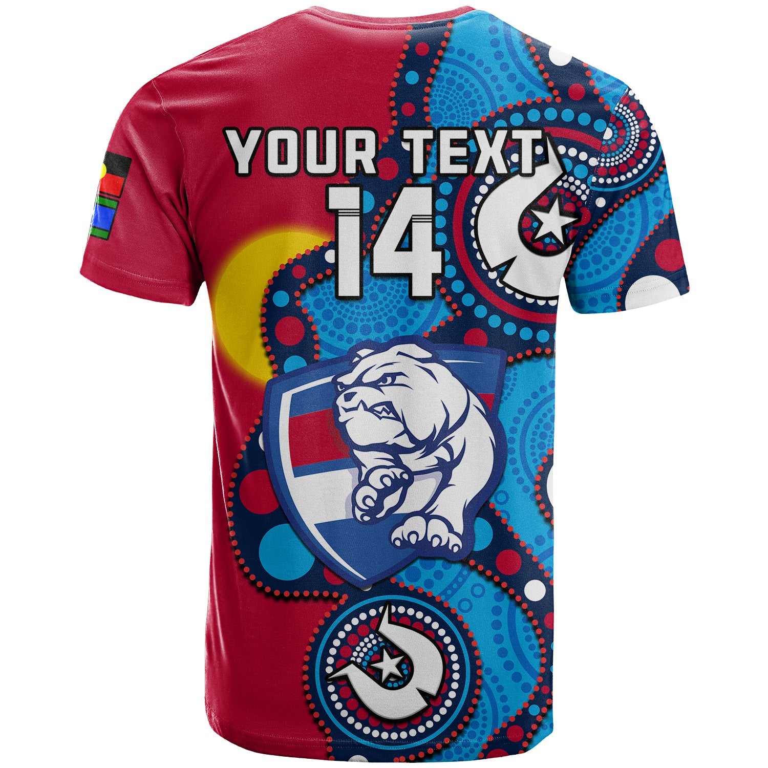 custom-text-and-number-western-bulldogs-football-naidoc-2023-t-shirt-indigenous-for-our-elders