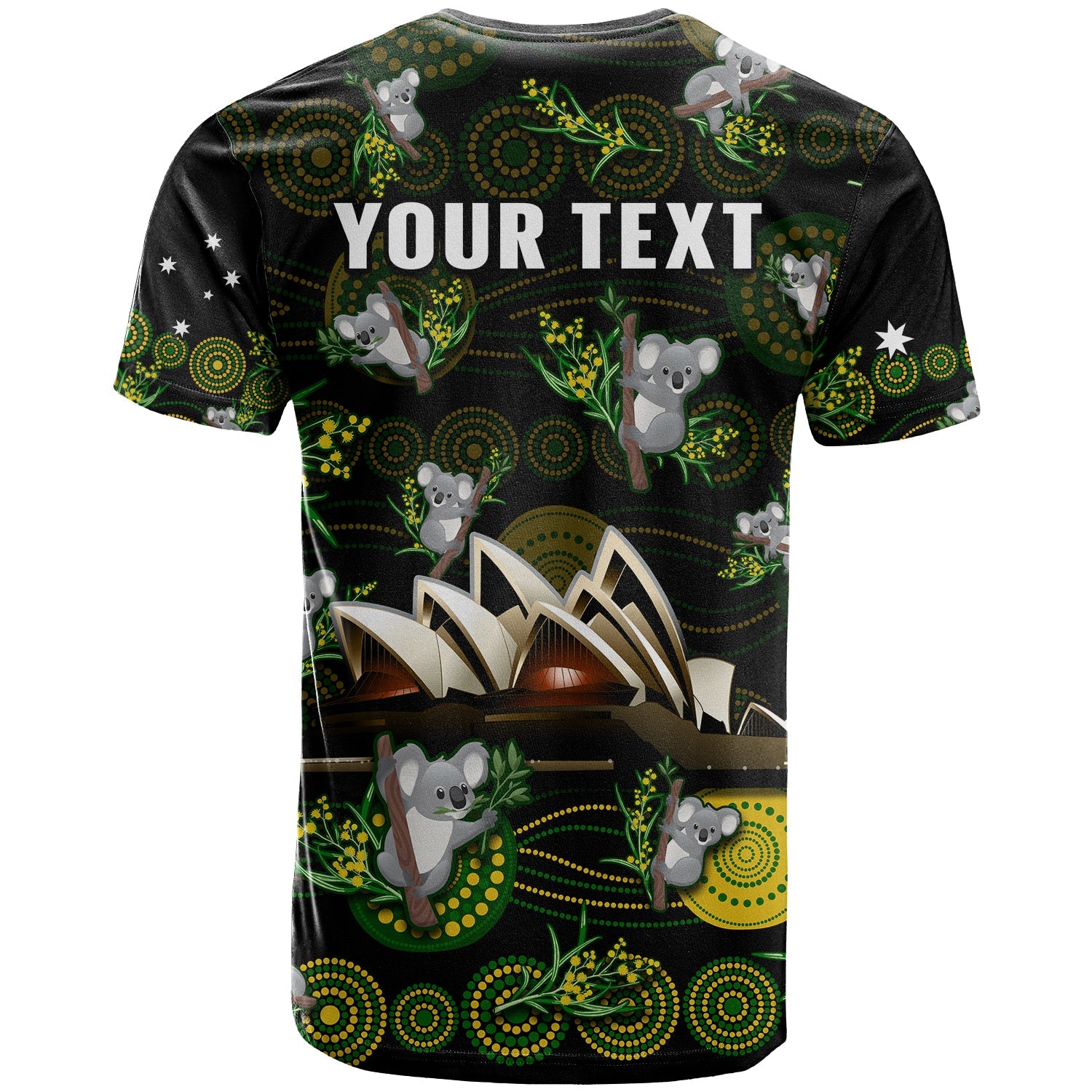 custom-personalised-australia-t-shirt-aboriginal-golden-wattle-mix-koala-and-sydney-opera-house