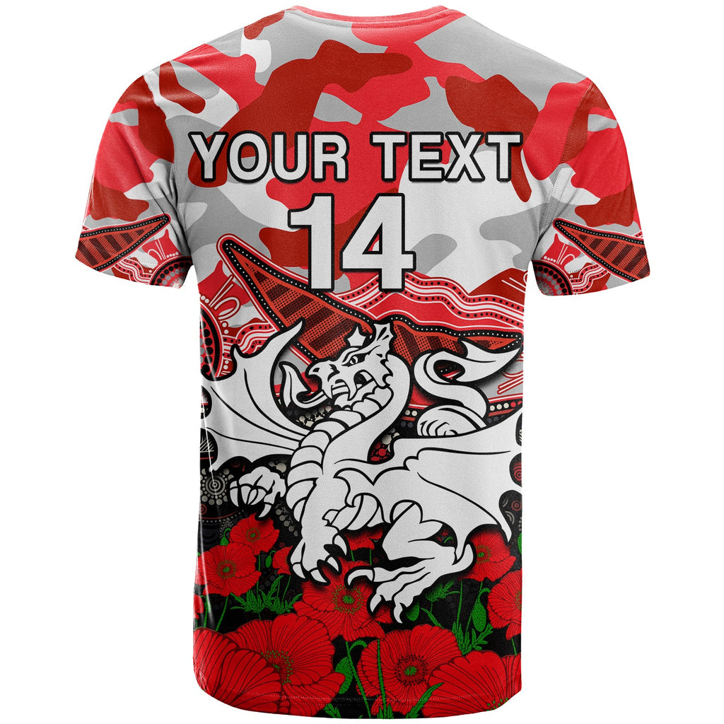 custom-text-and-number-dragons-rugby-anzac-2023-t-shirt-aboriginal-mix-poppy-lest-we-forget