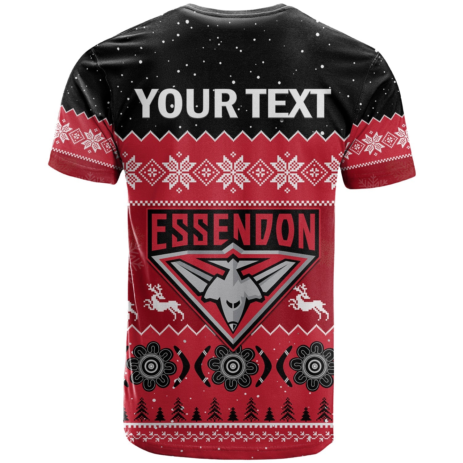 custom-personalised-essendon-football-t-shirt-bombers-indigenous-merry-christmas