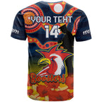 custom-text-and-number-roosters-rugby-anzac-2023-t-shirt-dots-poppy-mix-camouflage-lest-we-forget