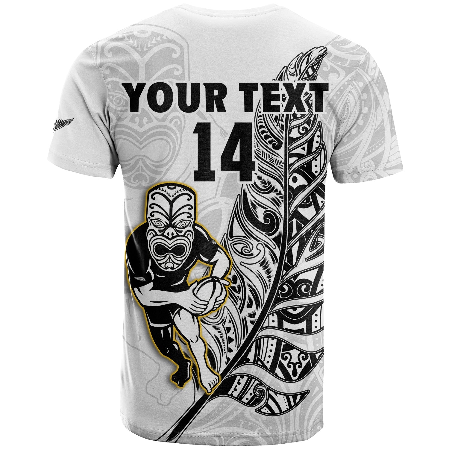 custom-text-and-number-new-zealand-silver-fern-rugby-t-shirt-all-black-maori-version-white