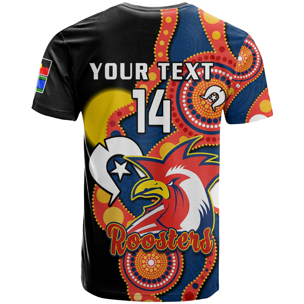 custom-text-and-number-roosters-rugby-naidoc-2023-t-shirt-tricolours-for-our-elders-indigenous-art