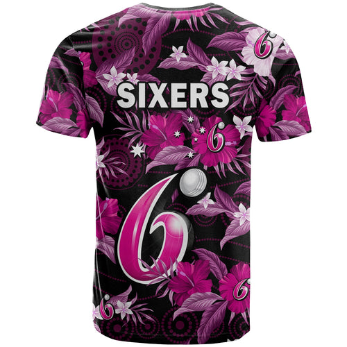 sydney-sixers-cricket-t-shirt-aboriginal-art-mix-tropical-flowers