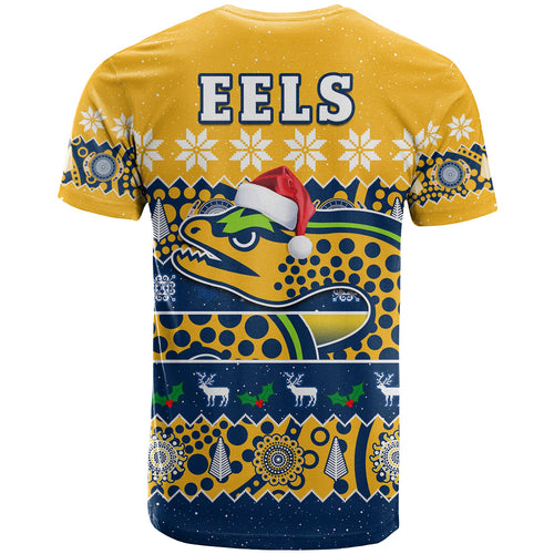parramatta-eels-christmas-t-shirt-parra-aboriginal-art-merry-xmas