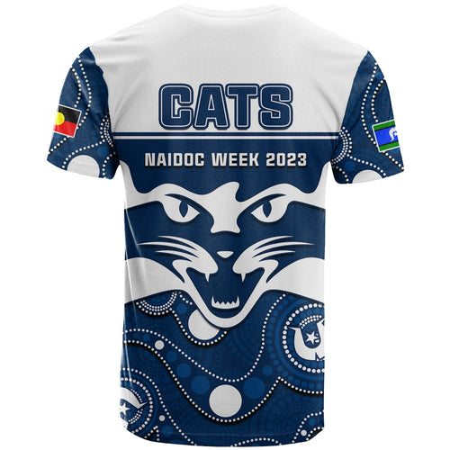 geelong-football-naidoc-2023-t-shirt-cats-for-our-elders-indigenous-art