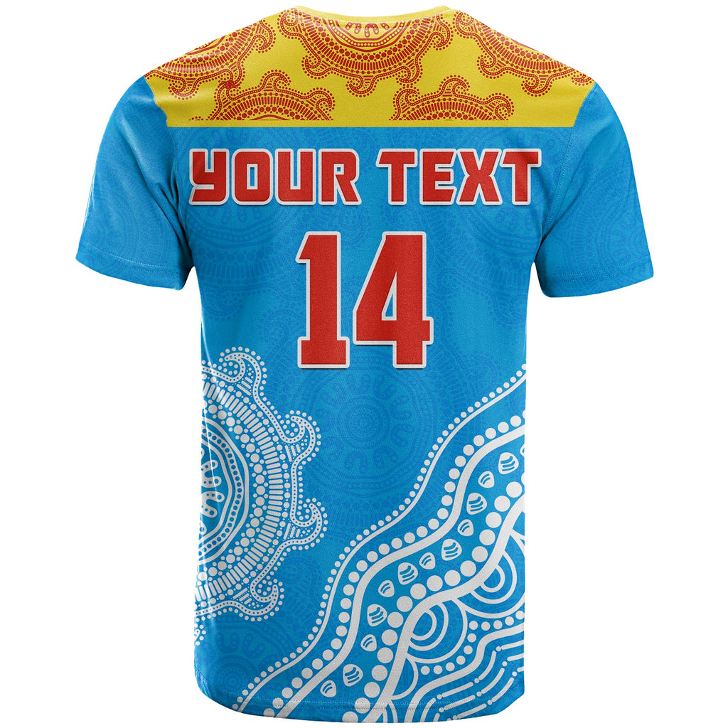 custom-text-and-number-suns-t-shirt-go-sunnies-aboriginal-simple-style