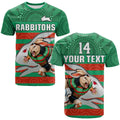 custom-text-and-number-rabbitohs-rugby-t-shirt-aboriginal-dot-painting-glory-glory-sporty-style