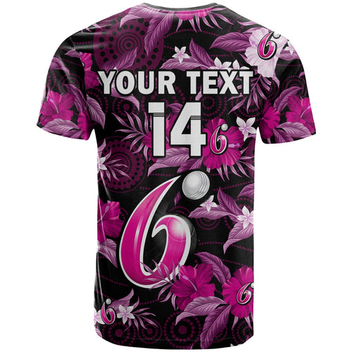 custom-text-and-number-sydney-sixers-cricket-t-shirt-aboriginal-art-mix-tropical-flowers