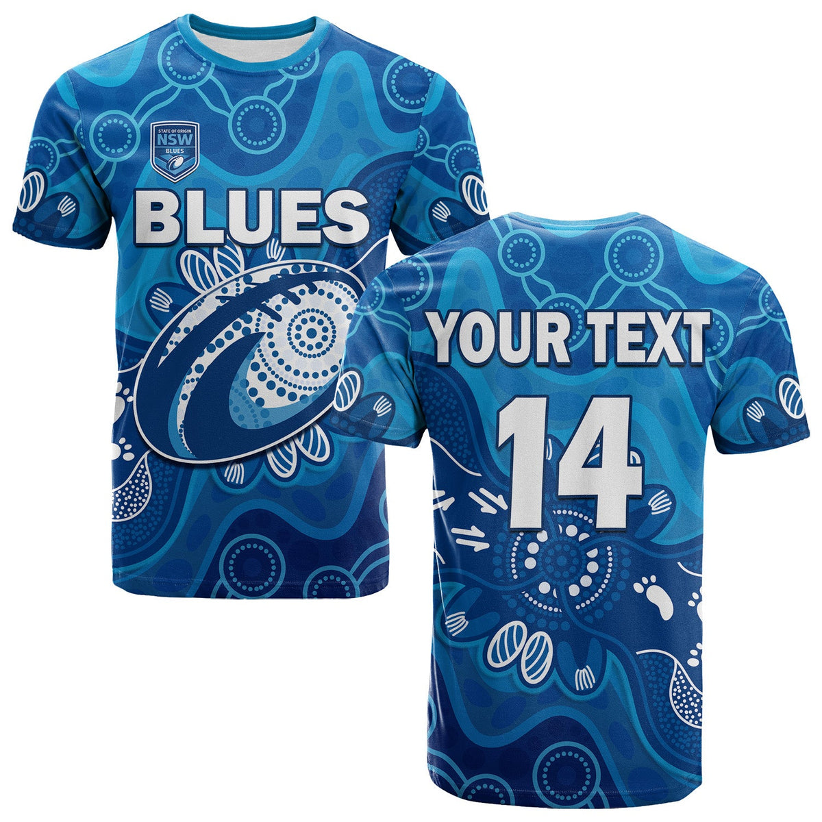 custom-text-and-number-nsw-blues-t-shirt-new-south-wales-aboriginal-art