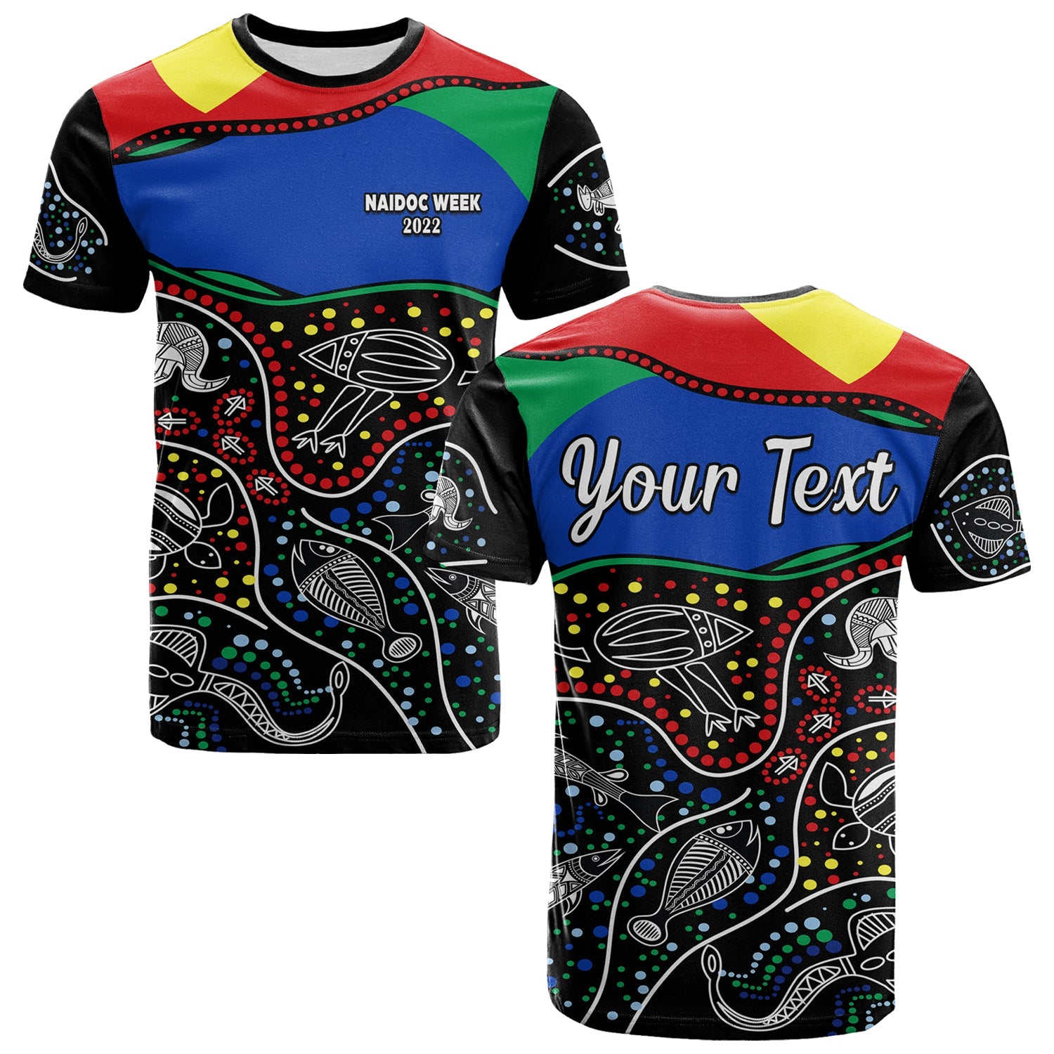 custom-personalised-naidoc-week-2022-t-shirt-national-aborigines-and-torres-strait-islander-animals-aboriginal