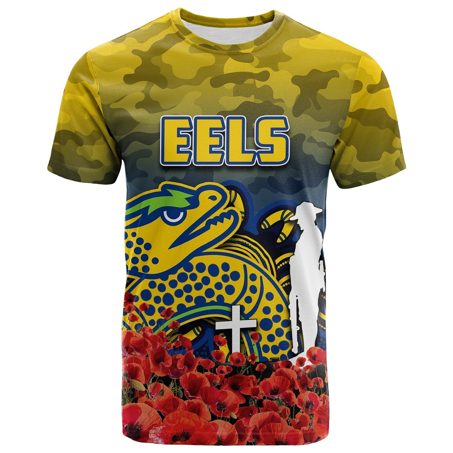 parramatta-eels-t-shirt-anzac-day-poppy-flowers-with-army-patterns