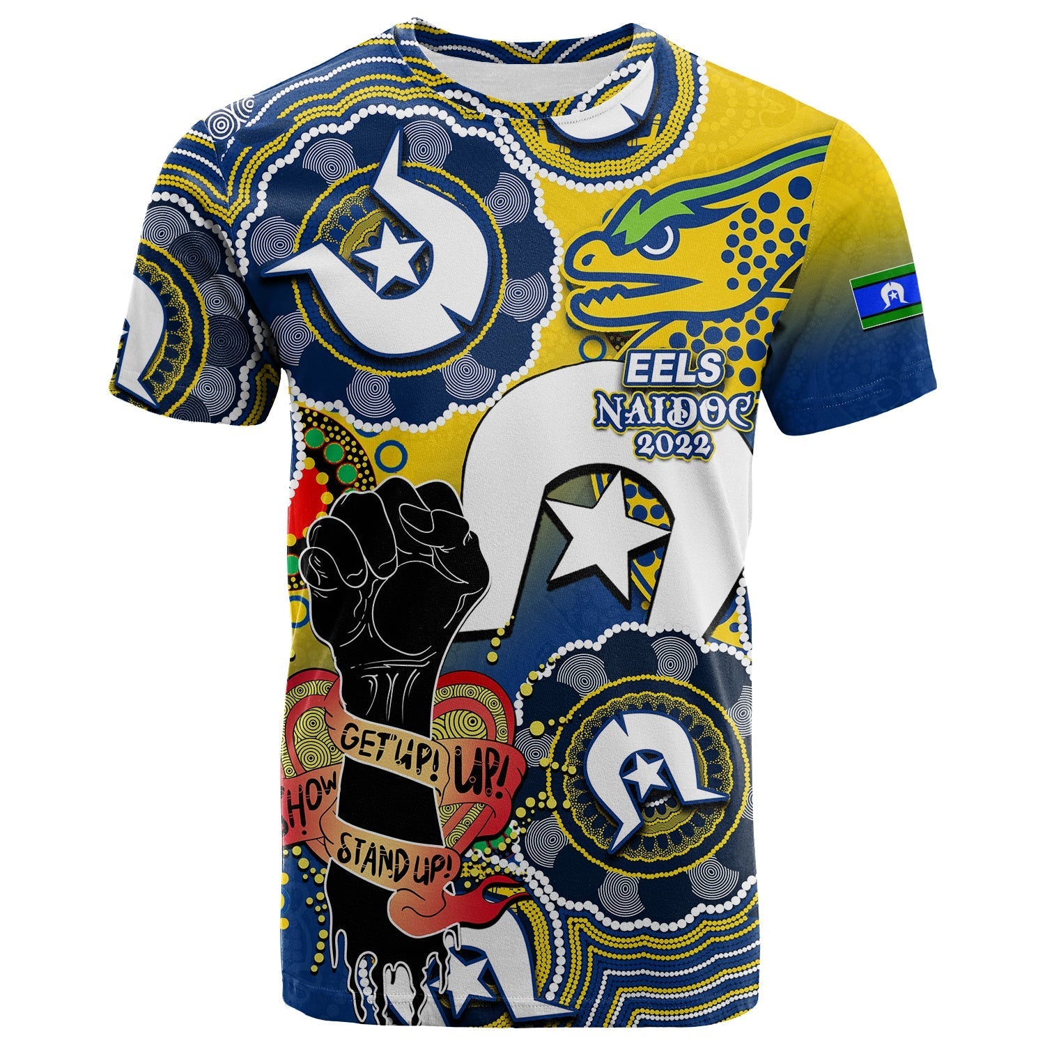 custom-personalised-eels-rugby-naidoc-week-2022-t-shirt-lets-fight-together-no1