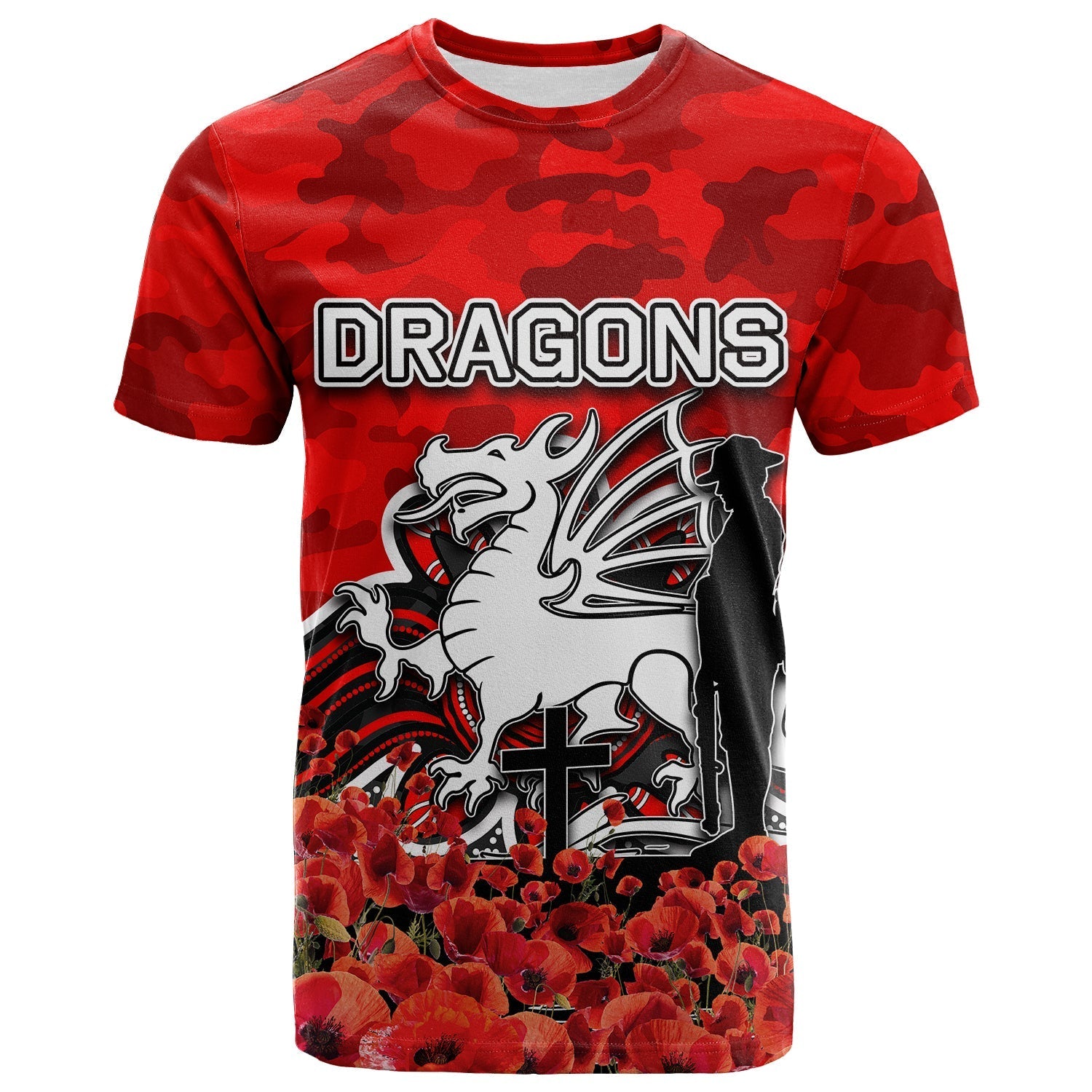 st-george-dragons-t-shirt-anzac-day-poppy-flowers-with-army-patterns