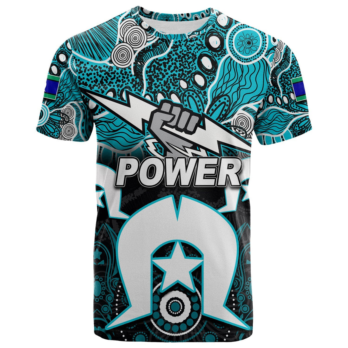 custom-personalised-power-australian-football-torres-strait-islanders-mix-aboriginal-t-shirt