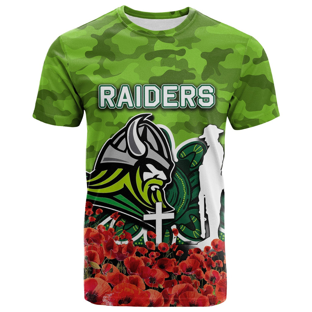 canberra-raiders-t-shirt-anzac-day-poppy-flowers-with-army-patterns