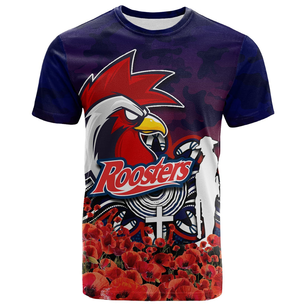 sydney-roosters-t-shirt-anzac-day-poppy-flowers-with-army-patterns
