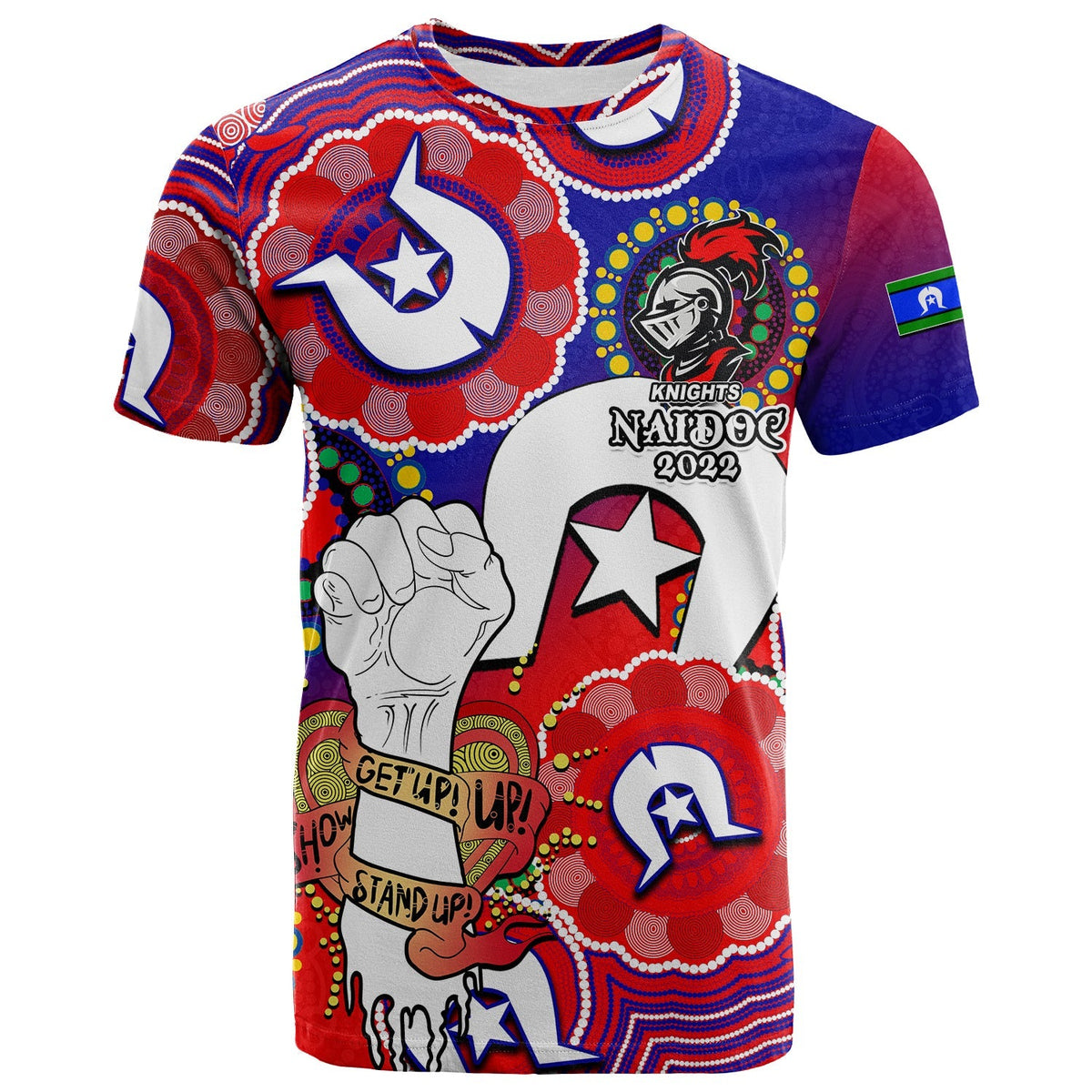 custom-personalised-knights-rugby-naidoc-week-2022-t-shirt-lets-fight-together