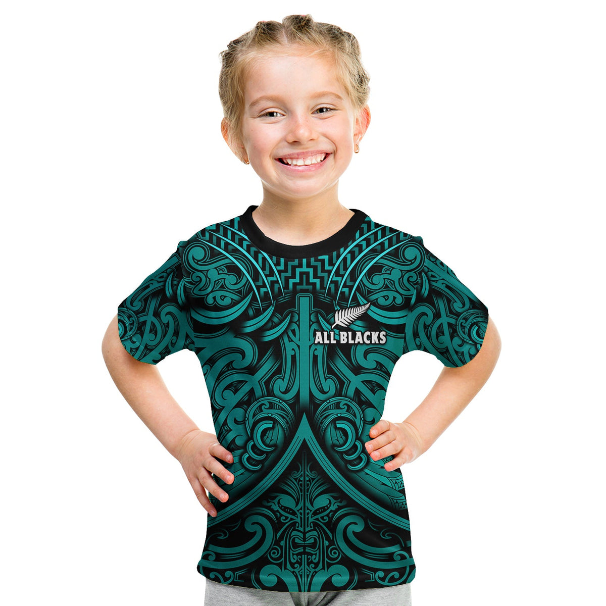 new-zealand-silver-fern-rugby-t-shirt-kid-all-black-turquoise-nz-maori-pattern