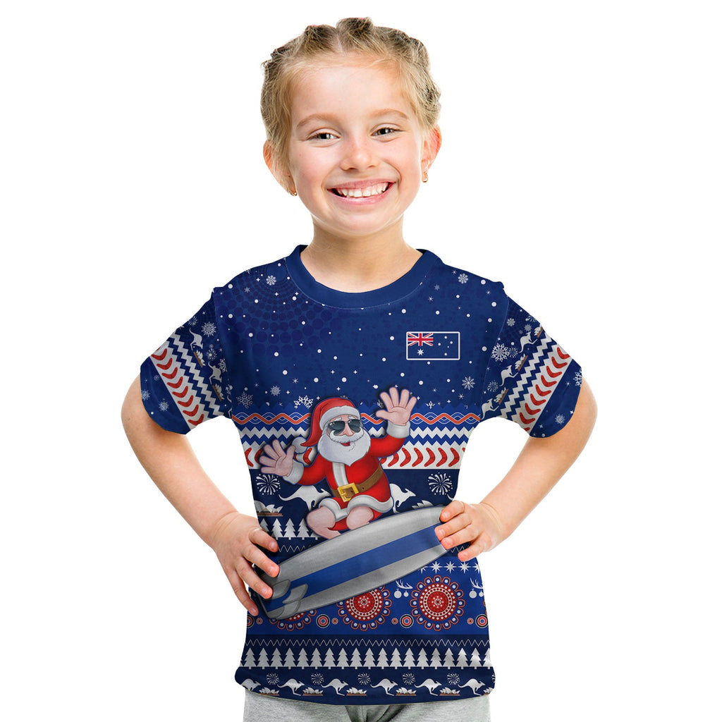 custom-text-and-number-australia-christmas-t-shirt-kid-aussie-aboriginal-santa-claus-is-surfing-with-kangaroo