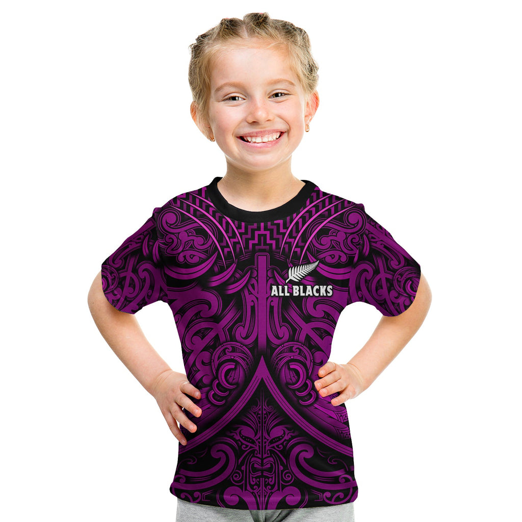 custom-text-and-number-new-zealand-silver-fern-rugby-t-shirt-all-black-purple-nz-maori-pattern