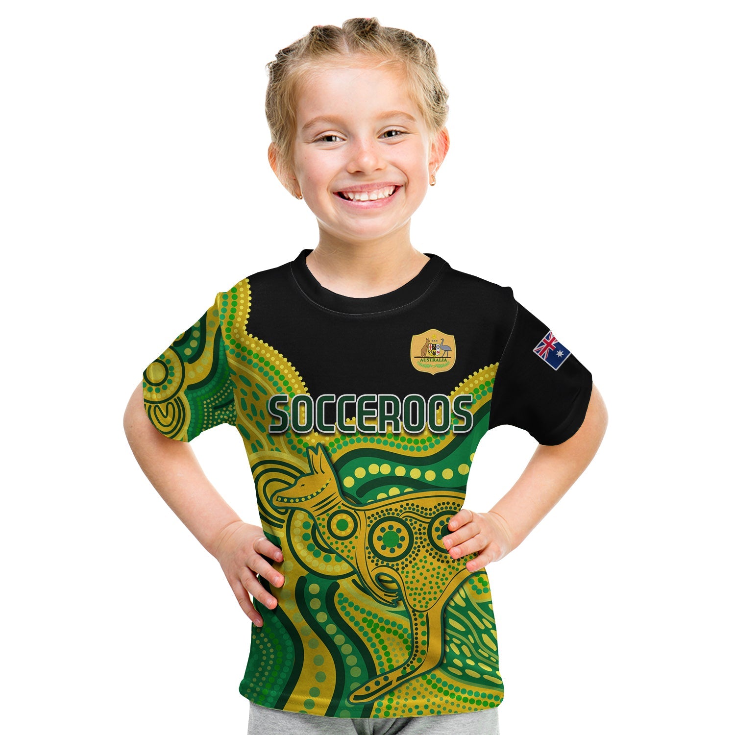 custom-text-and-number-australia-soccer-t-shirt-kid-world-cup-football-2022-socceroos-we-are-champions