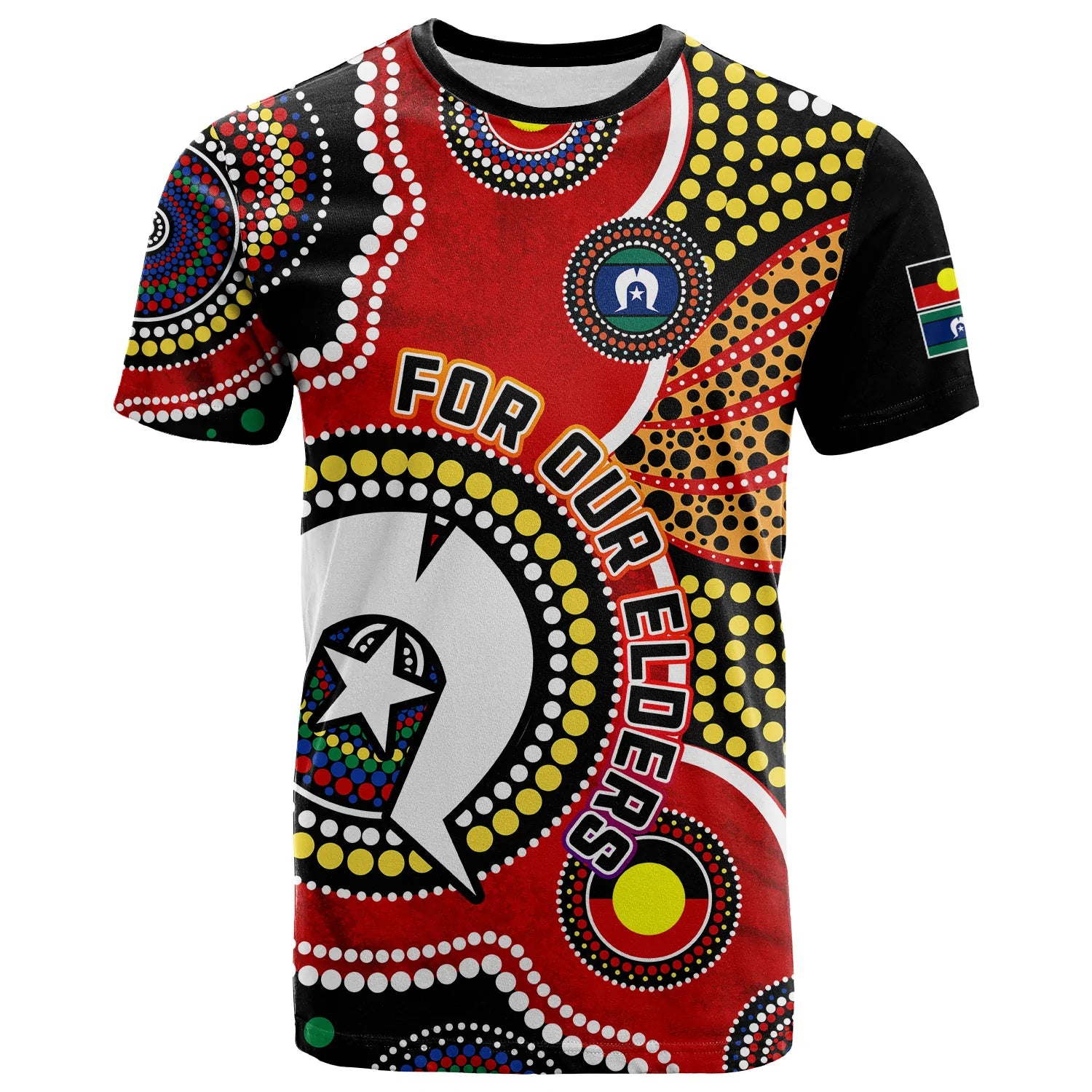 custom-personalised-australia-naidoc-week-t-shirt-for-our-elders-aborigines-and-islanders-flag