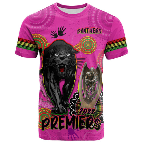 custom-text-and-number-panthers-t-shirt-aboriginal-premiers-2022-we-are-the-champions-with-trophy
