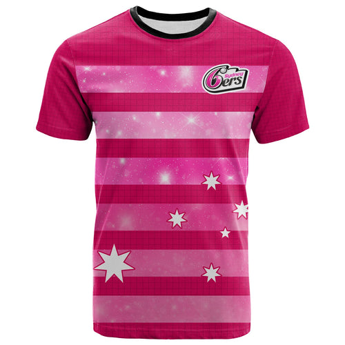 custom-text-and-number-sydney-sixers-cricket-t-shirt-galaxy-star-simple-ver01