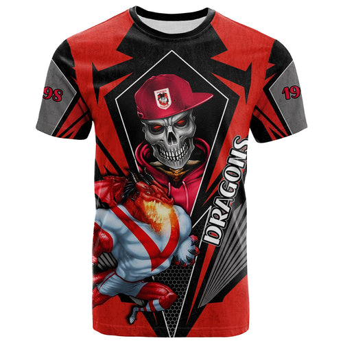 custom-personalised-dragons-rugby-t-shirt-mascot-st-george-illawarra-since-1998-cool-skull