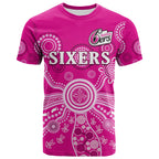 custom-text-and-number-sydney-sixers-t-shirt-cricket-indigenous-australian-art-ver02