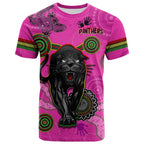 custom-text-and-number-panthers-t-shirt-aboriginal-with-lizard