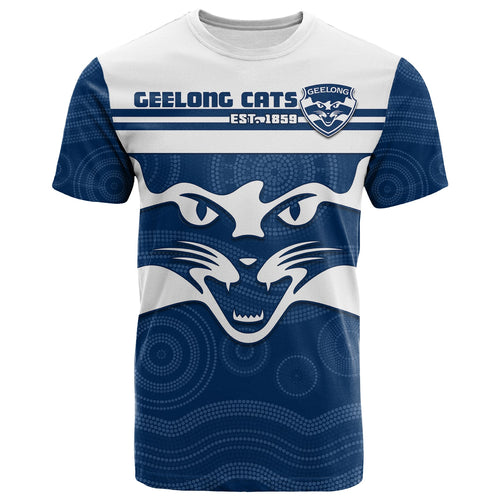 custom-text-and-number-cats-football-t-shirt-geelong-est-1859-aboriginal-art