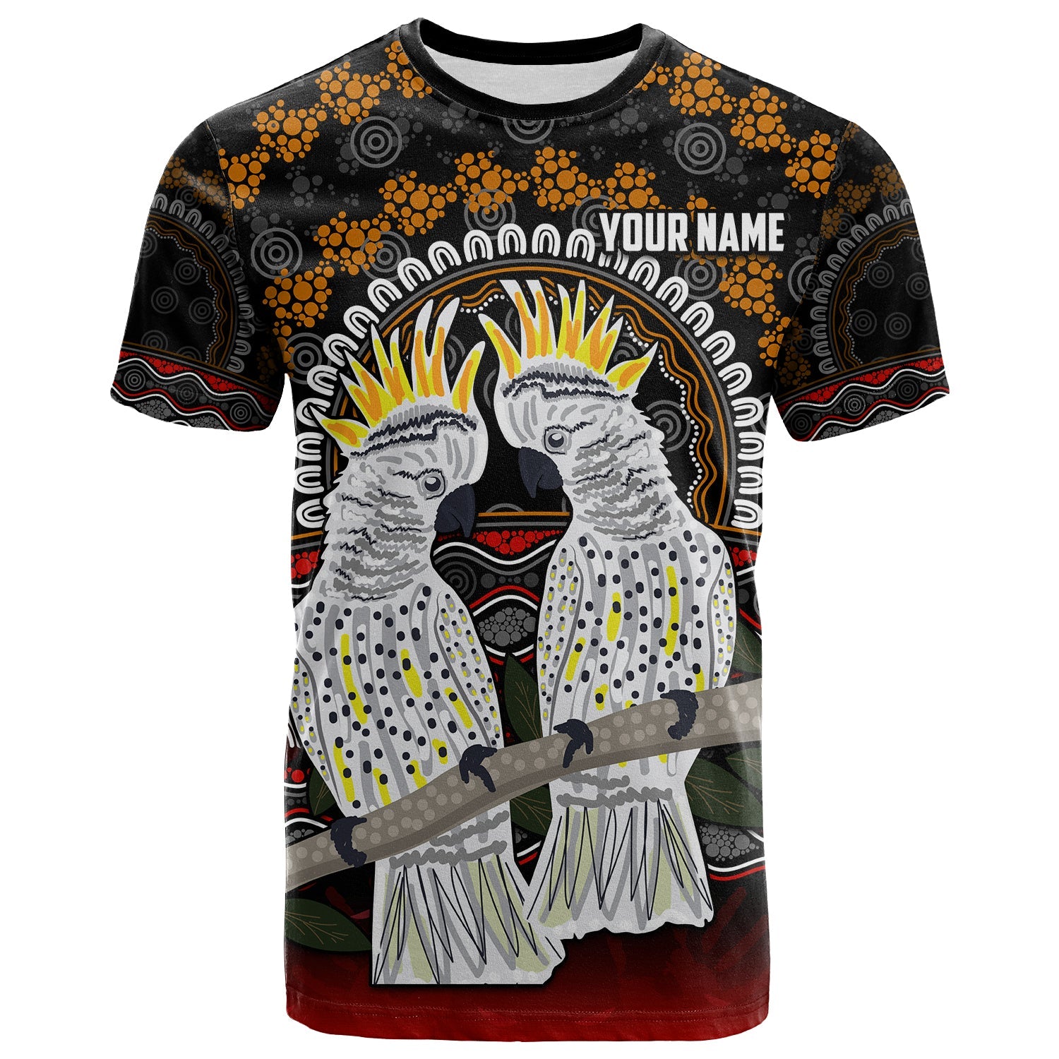 custom-personalised-australia-valentine-t-shirt-aboriginal-couple-cockatoos-my-love