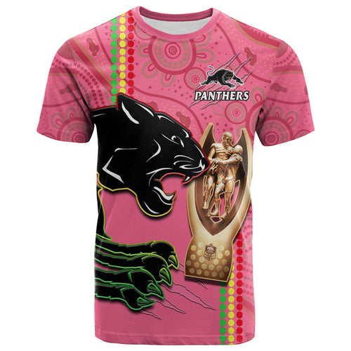 custom-text-and-number-panthers-rugby-t-shirt-the-riff-2022-premiers-aboriginal-pink