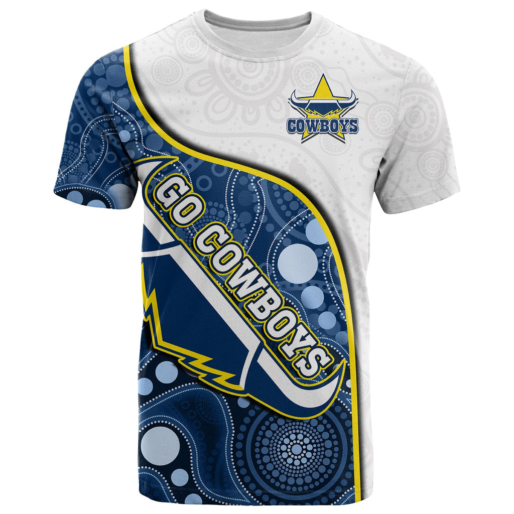 custom-text-and-number-cowboys-rugby-t-shirt-indigenous-pattern-2022-premiers-sporty-style