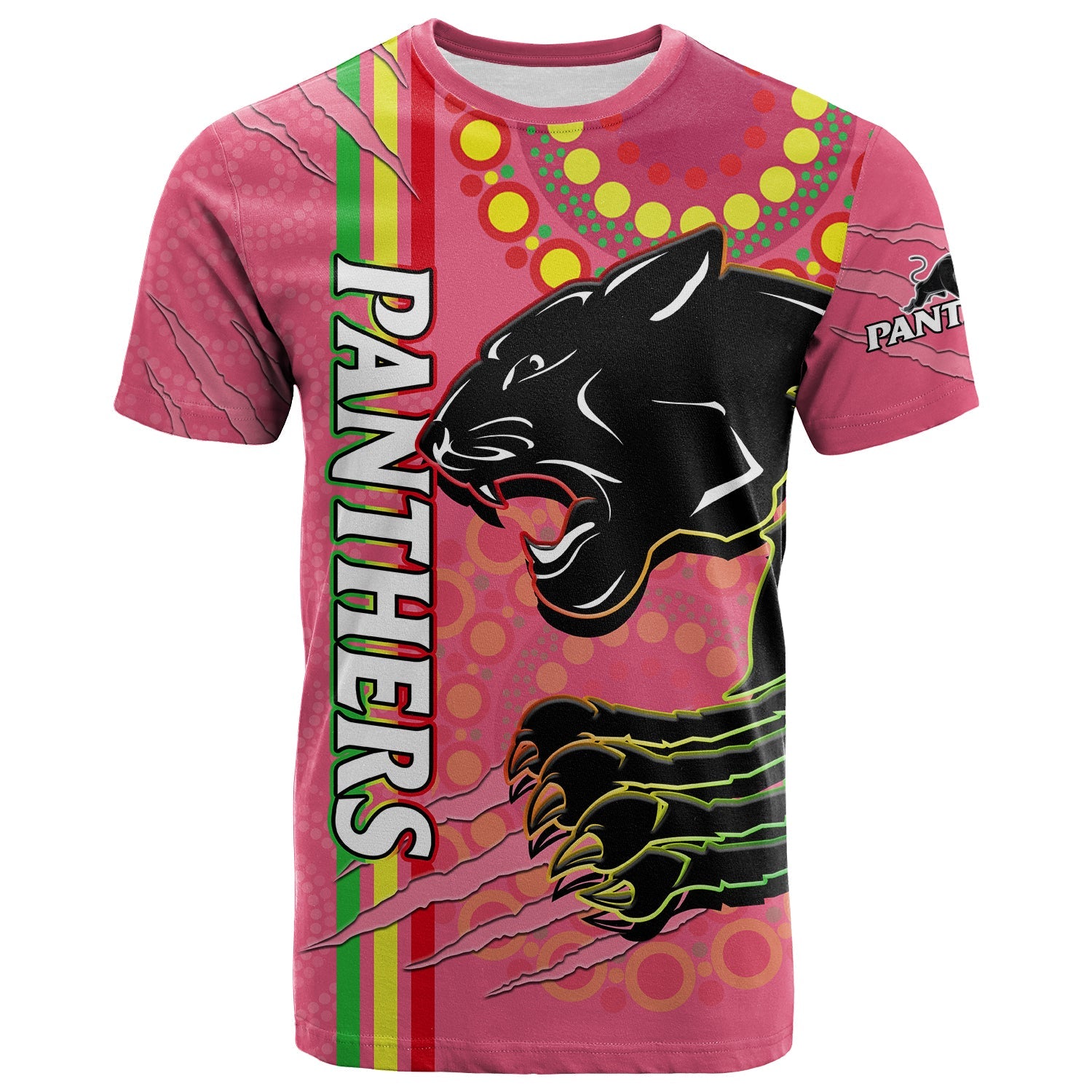 panthers-rugby-t-shirt-the-mountain-men-aboriginal-art-dynamic-pink-version