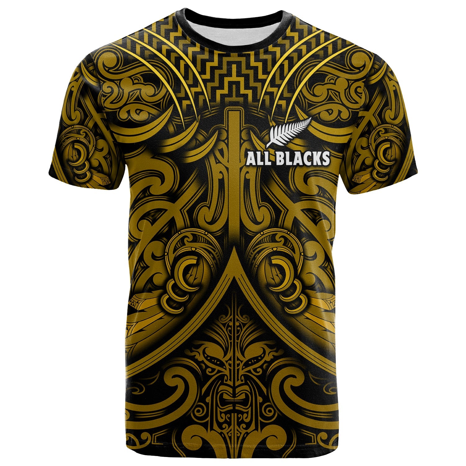 new-zealand-silver-fern-rugby-t-shirt-all-black-gold-nz-maori-pattern