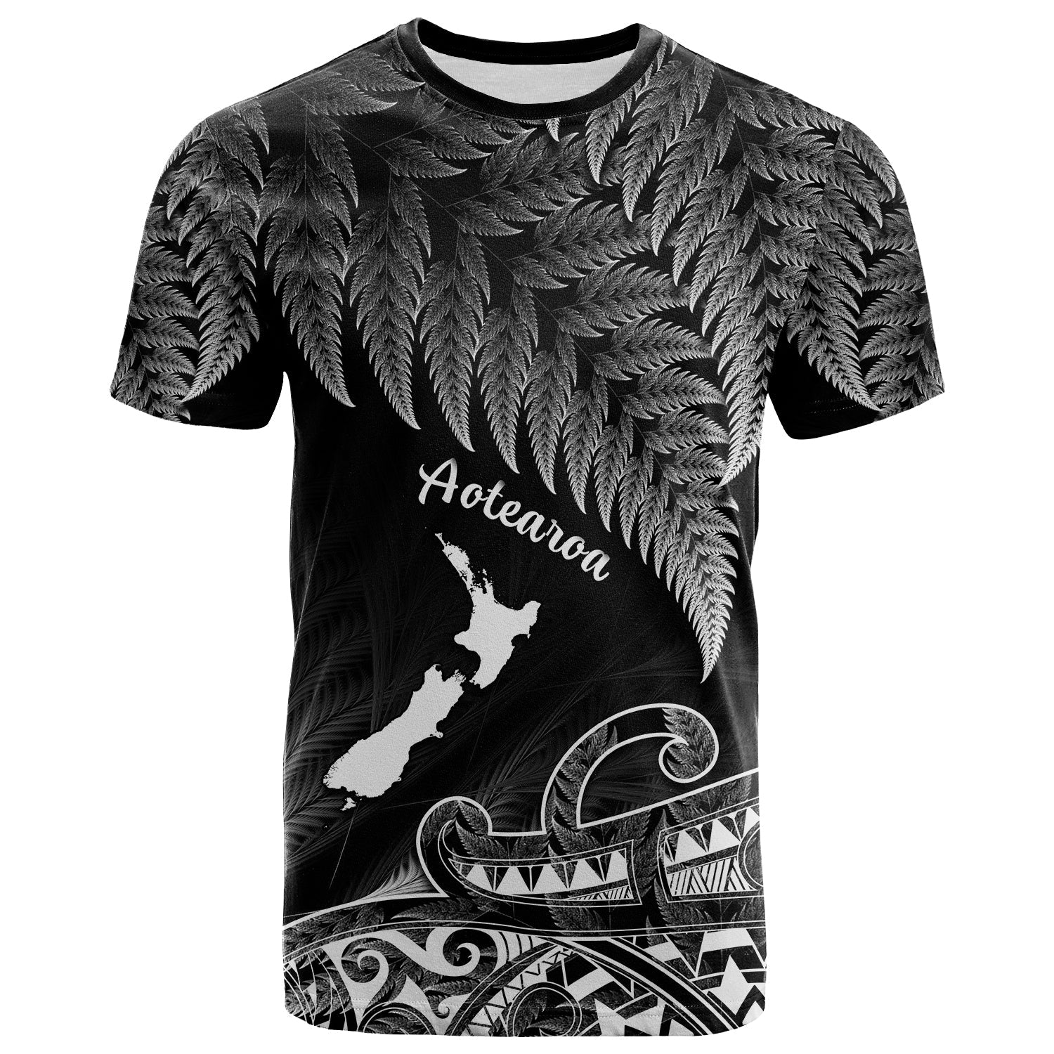 custom-personalised-new-zealand-silver-fern-t-shirt-aotearoa-map-maori