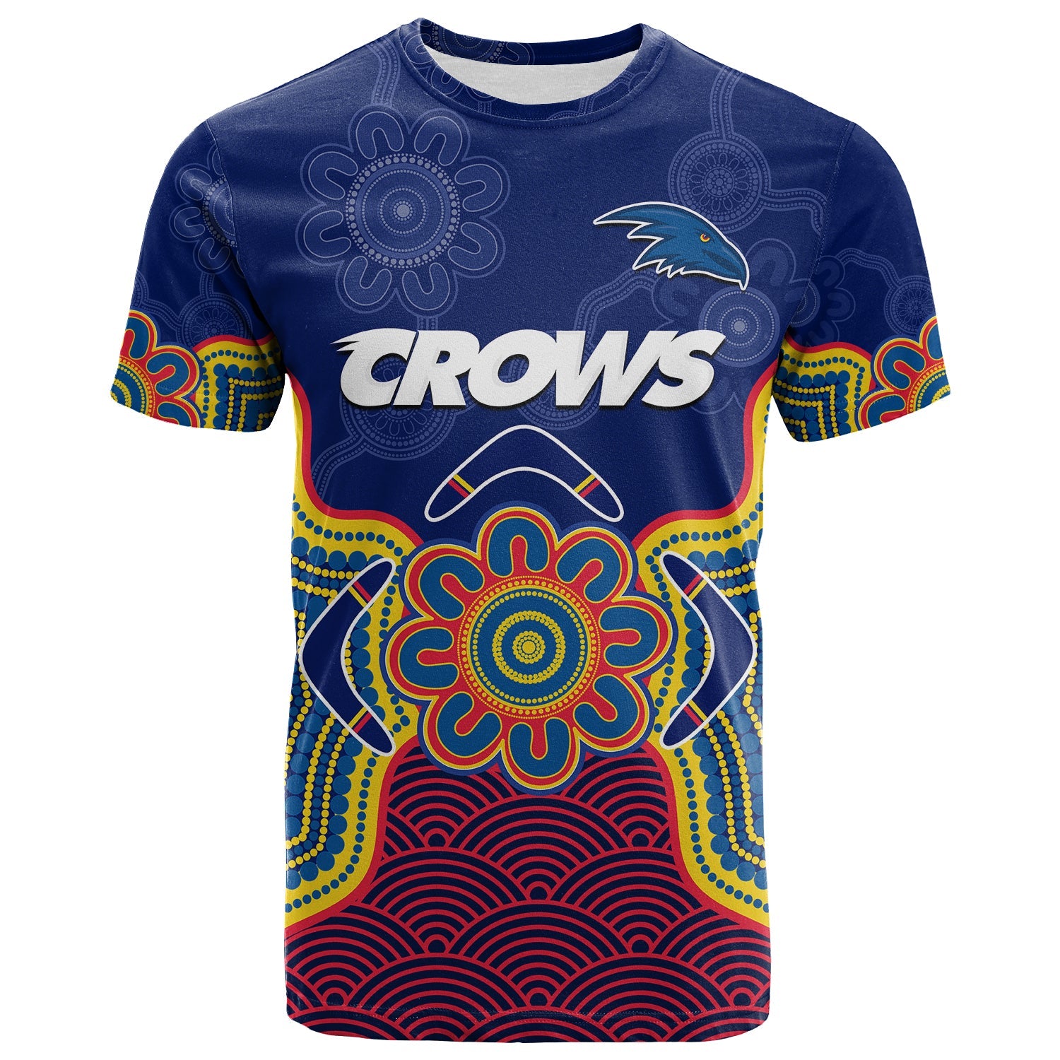 custom-text-and-number-adelaide-football-t-shirt-crows-aboriginal-art